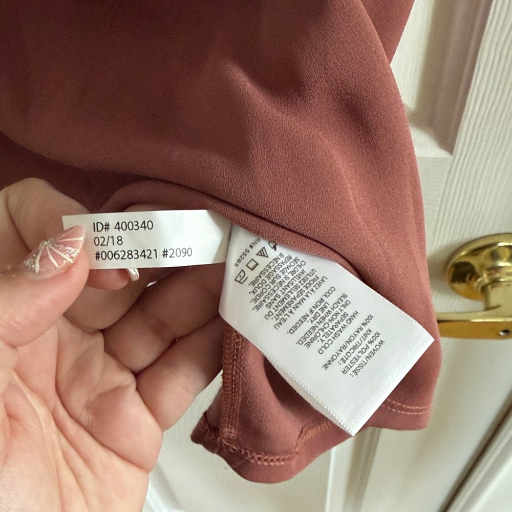Express Mauve Tank Top with Zipper - Picture 3 of 4